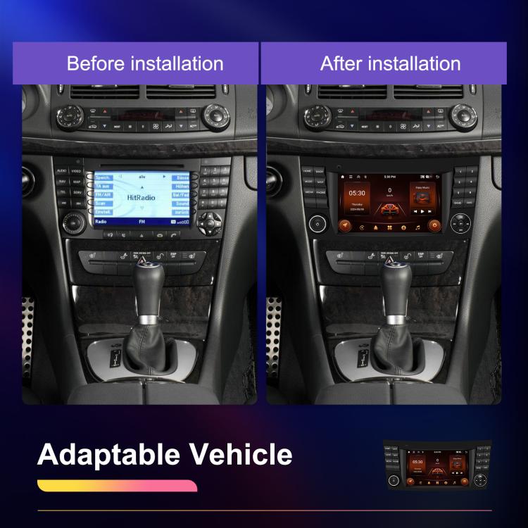 7 inch Horizontal Screen 2+64G Bluetooth Car Player Carplay Car Center Control Integrated Machine For Mercedes-Benz W211 / E200 / E220 / CLS350 / CLS500, Standard, Standard+AHD+Mic 7 inch Horizontal Screen 2+64G Bluetooth Car Player Carplay Car Center Control Integrated Machine For Mercedes-Benz W211 / E200 / E220 / CLS350 / CLS500, Standard, Standard+AHD+Mic